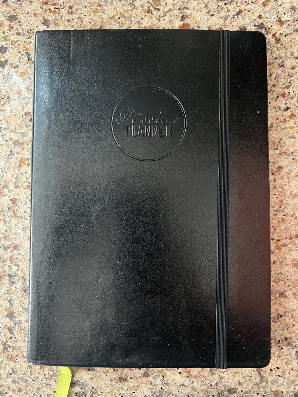 Passion Planner Black Soft Undated Planner